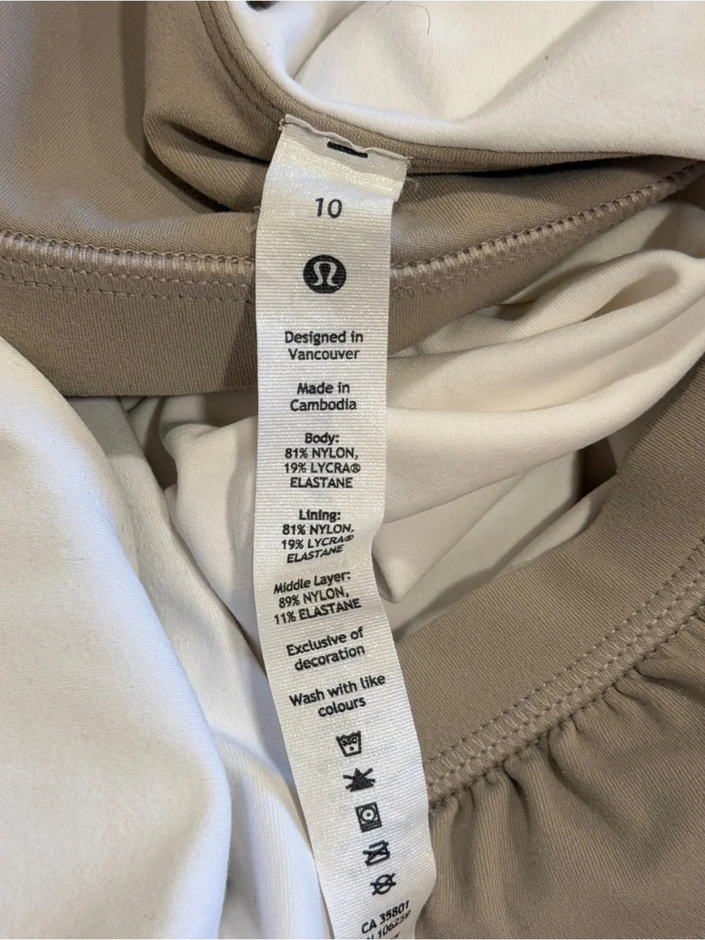 Lululemon white align tank